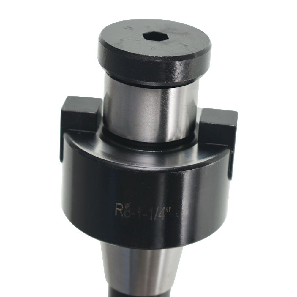 R8 Shank 1-1/4 Inch Shell Mill Arbor for Bridgeport Milling Machines