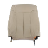 Driver Bottom and Top Leather Seat Covers Tan for 2009-2014 Ford F-150 Lariat