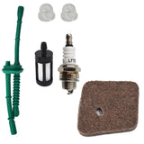 Carburetor Kit with Air Filter and Fuel Line for Stihl FS38 FS45 FS46 FS55 KM55 HS45 C1Q-S97A