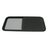 47 x 22 Inch RV Horizontal Sliding Window with Trim Ring for Campers and Trailers