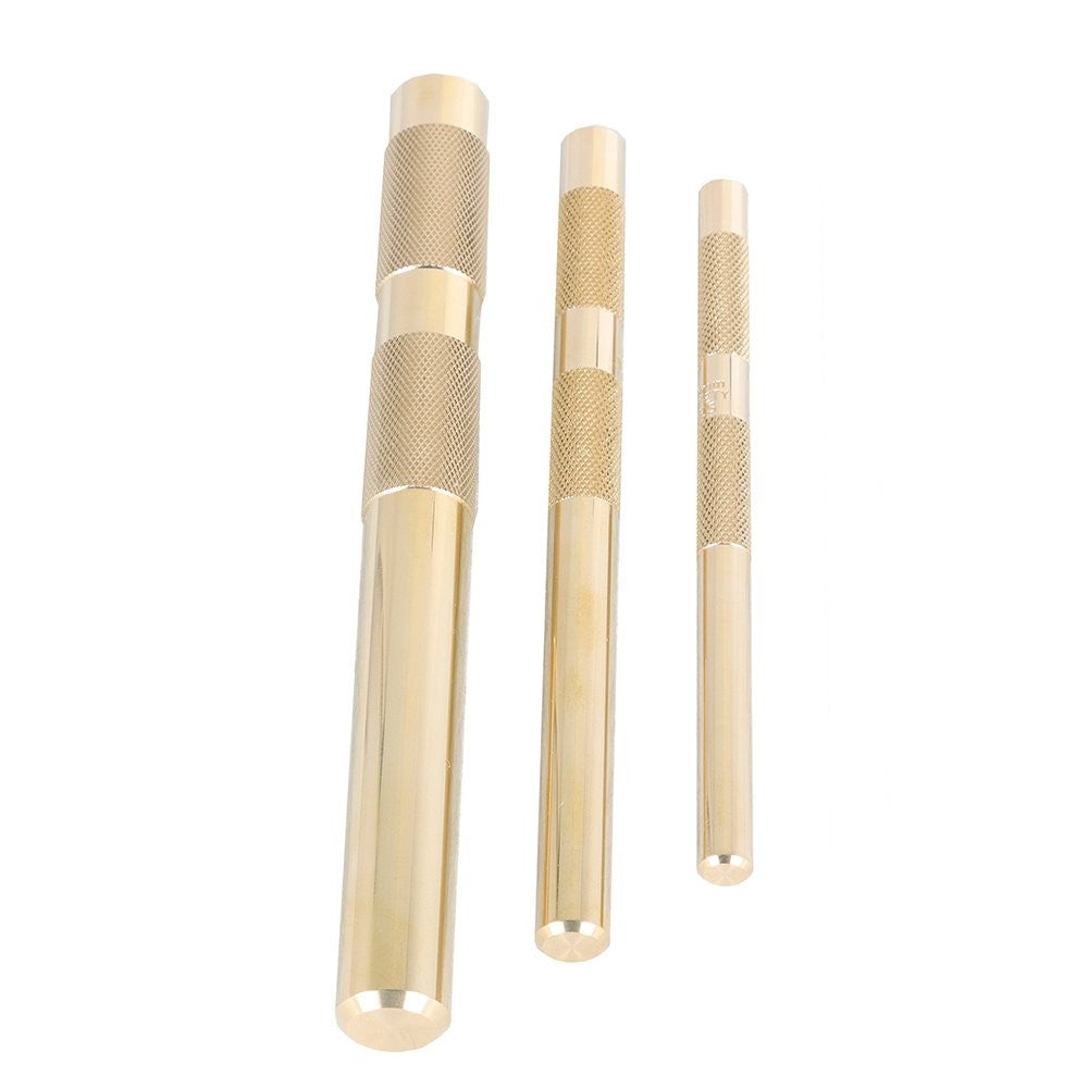 Brass Drift Punch Set 3 Piece 3/8 to 3/4 Inch 61360