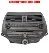 08-11 Honda Accord Radio Stereo CD Player AC Climate Control Air Vents OEM 39100-TA0-A02 - product image