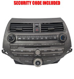08-11 Honda Accord Radio Stereo CD Player AC Climate Control Air Vents OEM 39100-TA0-A02 - product image