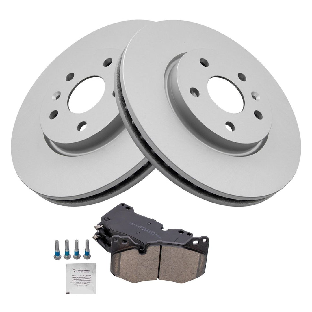 Front Ceramic Brake Pad and Rotor Kit for 2020-2021 Chevrolet Corvette