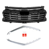 Front Upper Grille Black for 2024-2026 Chevrolet Traverse LT 84870686
