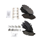 Front and Rear Ceramic Brake Pad Set for Mercedes-Benz, Dodge and Freightliner Sprinter 2500