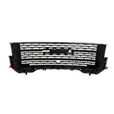 Gloss Black Mesh Front Grille for 2020-2023 GMC Acadia Denali