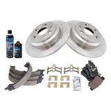 Rear Ceramic Brake Pad and Rotor Kit for 2010-2015 Honda Crosstour