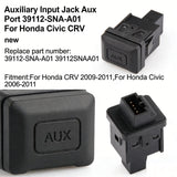 Car Auxiliary Input Jack Aux Port 39112-SNA-A01 For Honda Civic 06-11 CRV 09-11 – product image