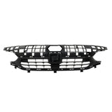 Front Bumper Upper and Lower Grille with Headlight Eyelids 6 pc for 2022-2023 Honda Civic