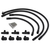 4AN Steam Vent Hose Kit Coolant Crossover for GM LS1 LS2 LS6 LM7 LSX OFK14-BK