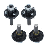4 on 4 Inch Bolt Idler Hub Kit 1 Inch Spindle 4 Pack Pre-Greased
