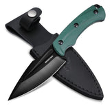 Mossy Oak 8-1/2 Inch Full-Tang Fixed Blade Knife with G10 Handle