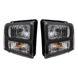 Headlight For 2005 Excursion with Black Bezel Set 6C3Z13008CB FO2503224 3221-0045LR - product image