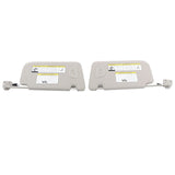 Sun Visor Pair Gray LH and RH for 2014-2020 Nissan Rogue 96401-4BA1D