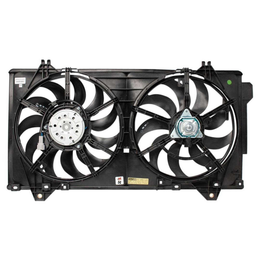 Dual Radiator and Condenser Fan Assembly for 2016-2018 Mazda 3