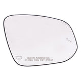 Mirror Glass with Base for 2014-2019 Highlander Blind Spot Detection Set 6339-0006LR - product image