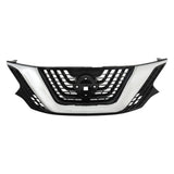 Black Chrome Front Upper Grille for 2015-2018 Nissan Murano