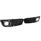 Front Fog Light Grille Cover Pair for 2009-2011 Audi A4 8KD807681 8KD807682
