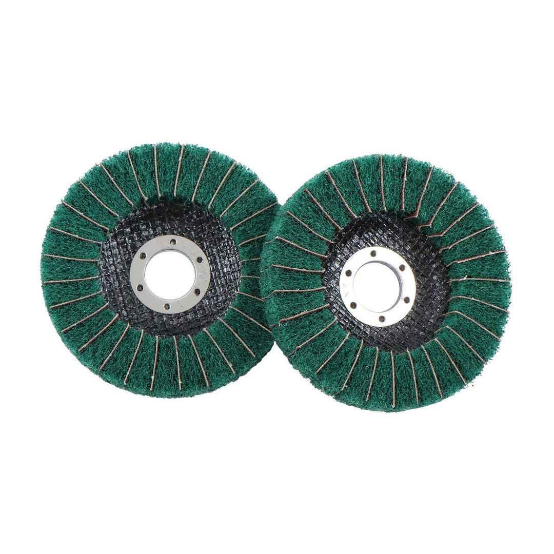 4-1/2 Inch Surface Conditioning Flap Discs 120 and 240 Grit 10 Pack for Angle Grinders