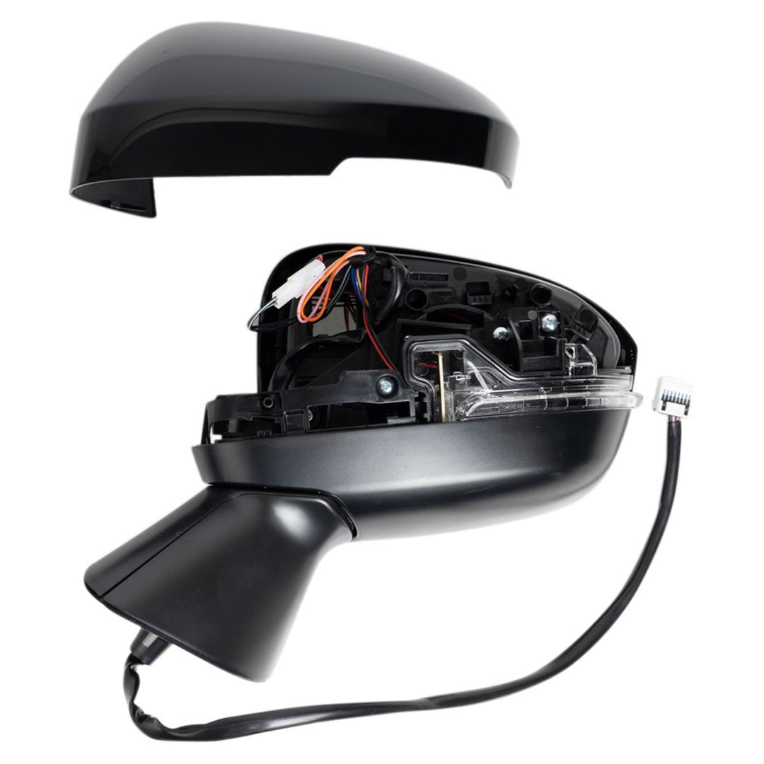 Driver Side Mirror with Blind Spot Indicator, Non-Heated, for 2022-2025 Mitsubishi Outlander and Outlander PHEV