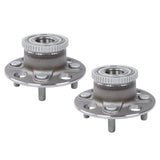 Rear Wheel Hub Bearing Pair for 2001-2005 Honda Civic & Acura EL with ABS 512175
