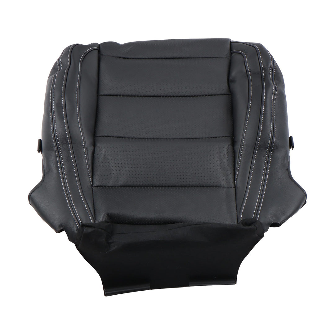 Right Passenger Side Bottom and Top Seat Cover Black for 2015-2023 Ford Mustang