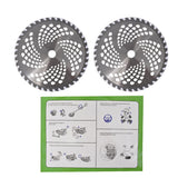 10 Inch 40 Tooth Carbide Tip Brush Cutter Blade 2 Pack