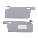Gray Sun Visor Pair for 1996-2001 Honda Civic