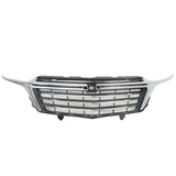 Front Upper Grille Chrome and Black for 2022-2023 Chevrolet Equinox