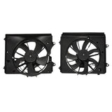 Radiator and Condenser Cooling Fan Set for 2011-2017 Honda Odyssey HO3115160 HO3113131