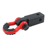 2 Inch Shackle Hitch Receiver with D-Ring 45000 Lbs Break Strength
