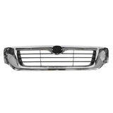 Chrome and Black Front Grille for 1998-2000 Mazda B2500, B3000 and B4000