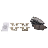 Rear Ceramic Brake Pad and Rotor Kit for Ford Fusion Mazda 6 Lincoln MKZ Mercury Milan