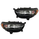 Left and Right Halogen Headlight Set for 2013-2016 Ford Fusion DS7Z13008A