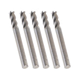 1/4 Inch 4 Flute Ball Nose Carbide End Mill 5 Pack 3/4 Inch LOC 2-1/2 Inch OAL