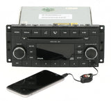 2008-2010 Chrysler Jeep Dodge Radio AM/FM MP3 CD Receiver w XM - P05064420AD RES - product image