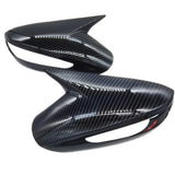 2PCS New Black Ox Horn Rear View Mirror Cover Trim For Hyundai Sonata 2011-2014 – product image 2