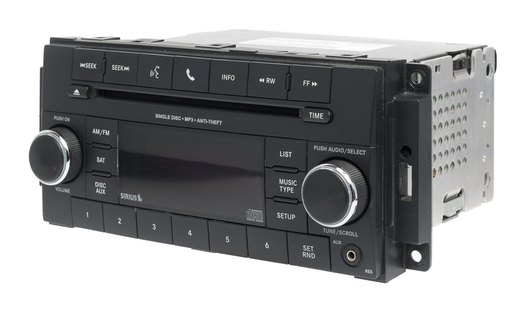 2012-20 Dodge Caravan AM/FM Radio Single CD MP3 Player Part P05091258AC Face RES - product image