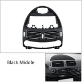 Car Black Center Air Vent Outlet Grille Cover For Benz E Class W211 2003-2008 – product image 2