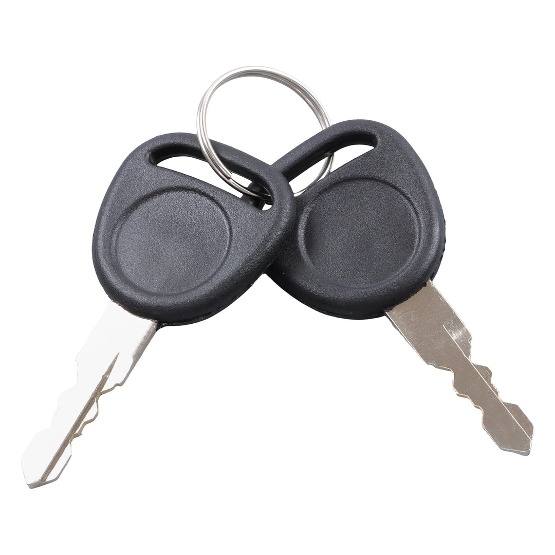 RV Entry Door Lock Handle and Latch with 4 Keys for 2.75 x 3.75 Inch Cutouts