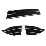 Gloss Black Front Grille with Chrome Trim 3 pc for 2013-2016 Ford Escape