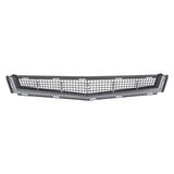Front Upper and Lower Grille Set Chrome Gray for 2008-2011 Cadillac CTS 25896041 25896043