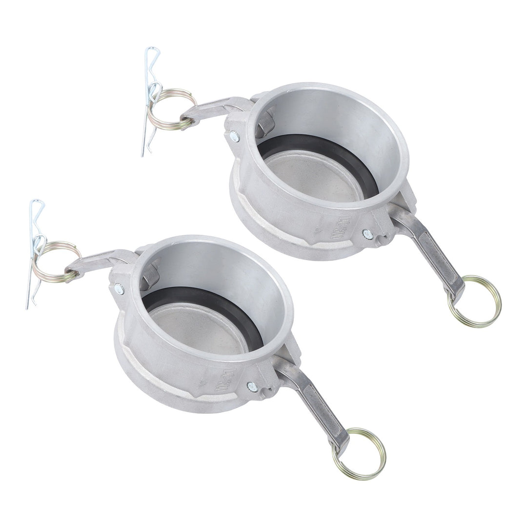 3 Inch Type DC Female Cam Lock Dust Cap 2 Pack Aluminum