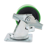 Polyurethane Swivel Caster with Brake 4 x 2 Inch 800 lb