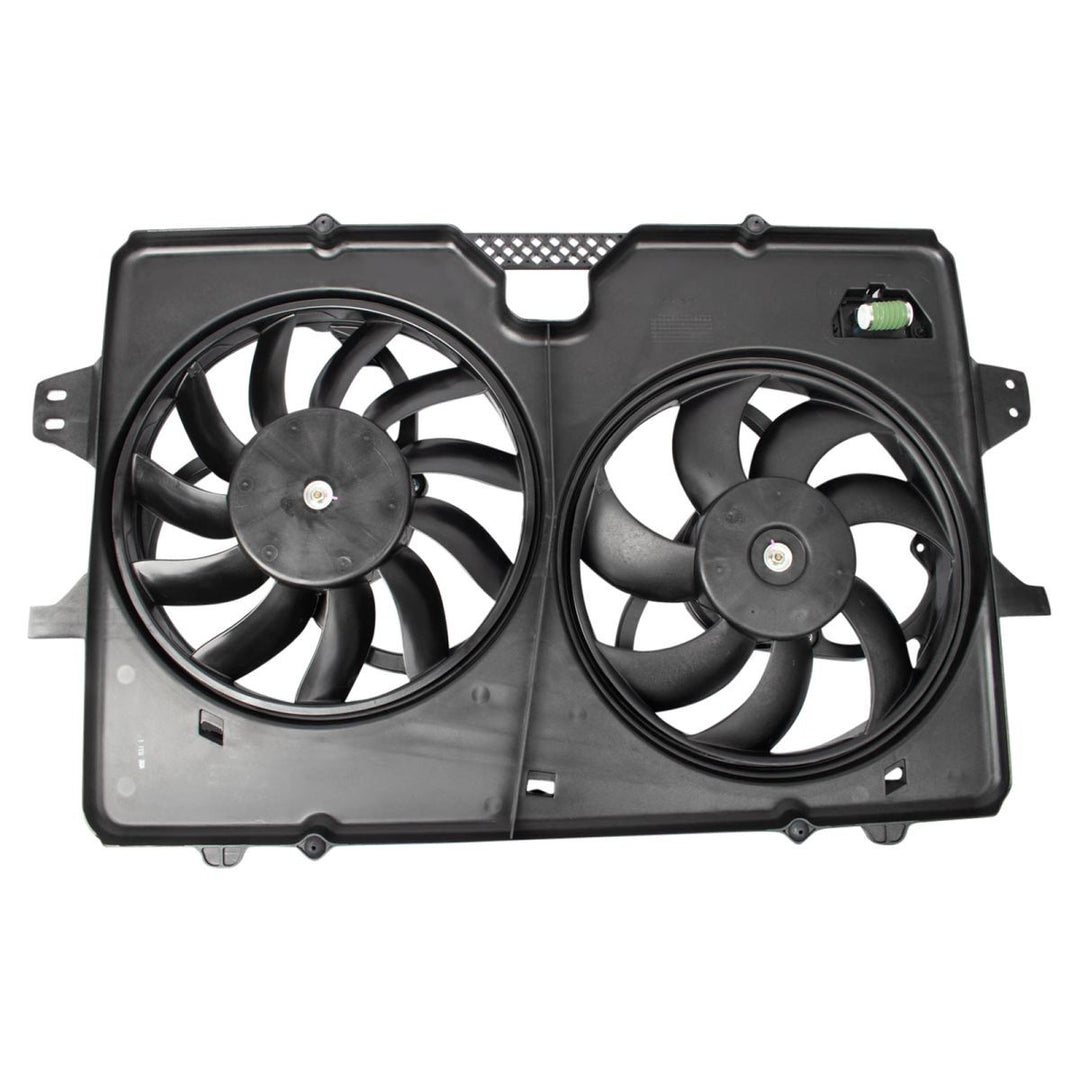 Dual Radiator and Condenser Fan Assembly for 2008-2012 Ford Escape and Mercury Mariner 2.3L, 2.5L