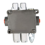 2 Spool Hydraulic Directional Control Valve 25 GPM 3000 PSI BSPP Ports