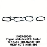 Engine Intake Manifold Gasket 14035-ED000 For NISSAN HR16 NV200 TIIDA MICRA NOTE – product image