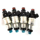 Fuel Injector Set of 4 370cc for 1988-2002 Honda Accord Civic Prelude CR-V Acura Integra CL
