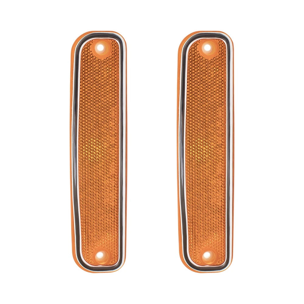 Park/Signal/Side Marker For 1975-1980 C10 Chrome Trim Left or Right 6270434 1975-1980 C20 1226-0215B-2 - product image